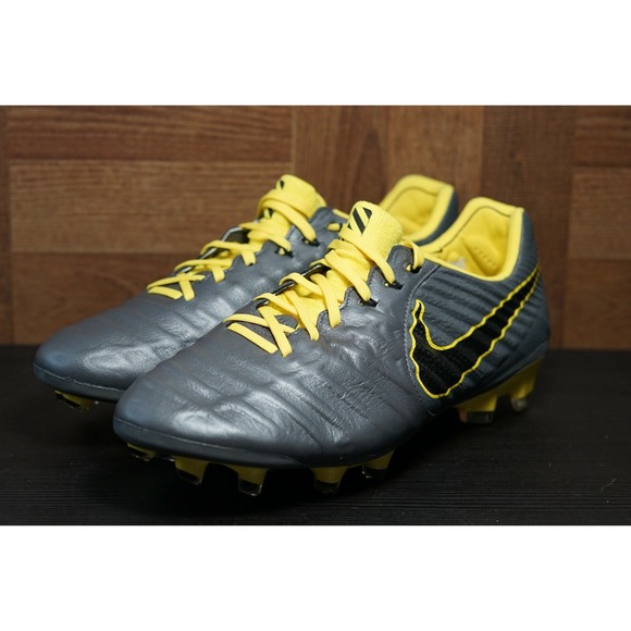 Nike Tiempo Legend 7‎ Elite FG Dark Grey Opti Yellow AH7238-008 SIZE 6.5 main image 9